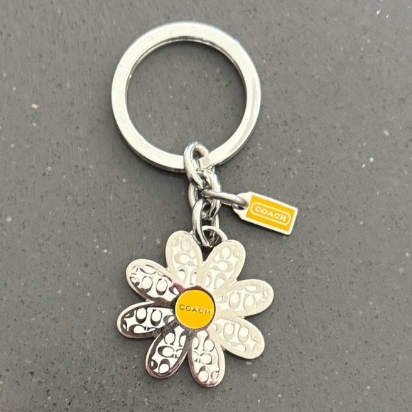 Coach Accessories - COACH Daisy Charm Keychain NWOT